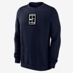 Nike Club Men's Tennis Fleece Crew. Nike.com